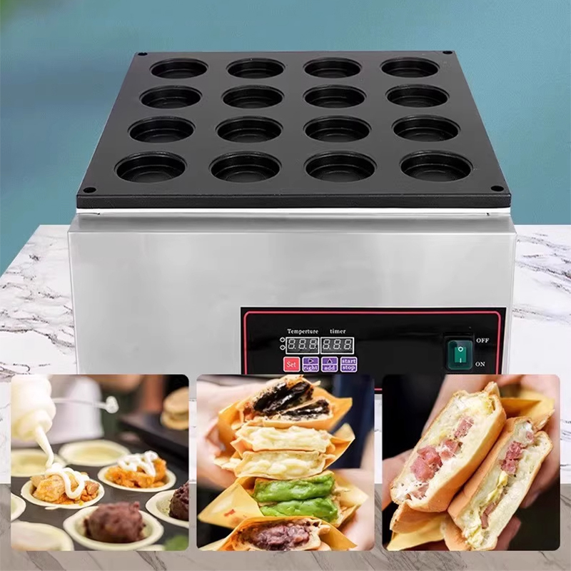 Wheel cake machine Commercial  - Egg Waffle Pan ulasan dan harga