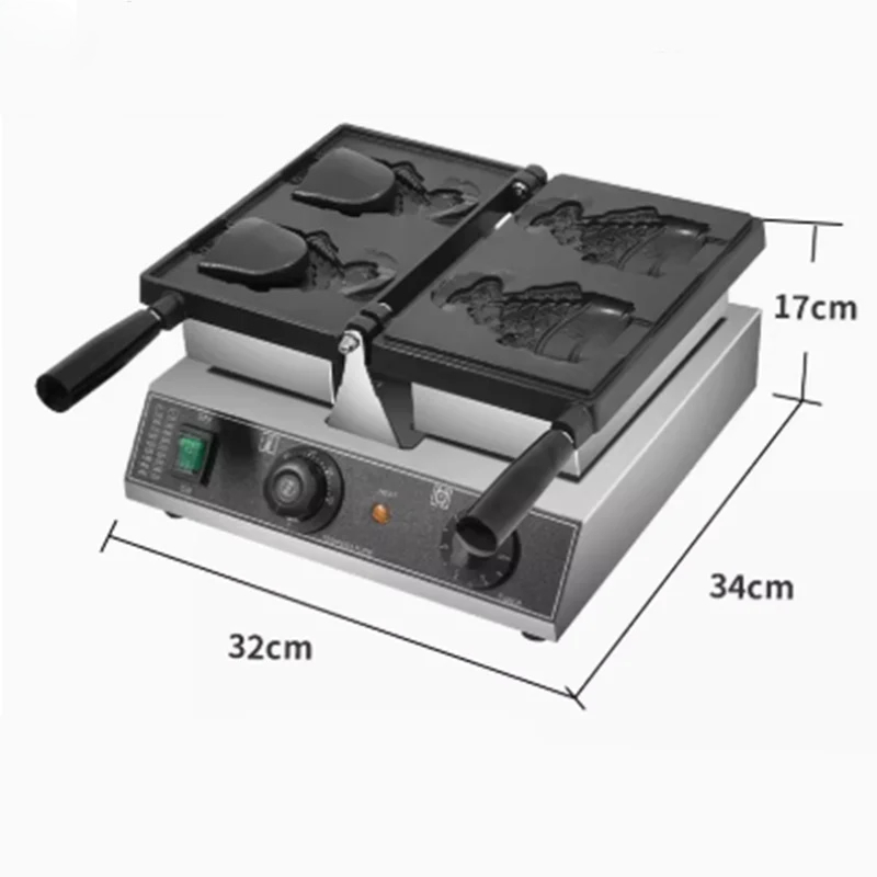 Commercial Electric 2pcs Open  - Waffle Cone Maker ulasan dan harga