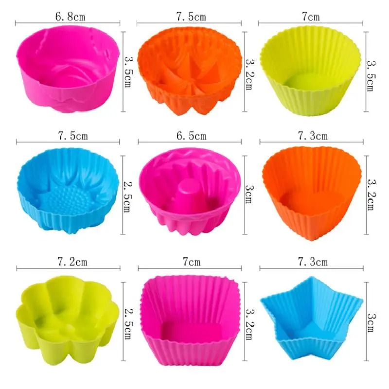 24Pcs of Silicone Muffin Cup C - Donut Mold Silicone ulasan dan harga