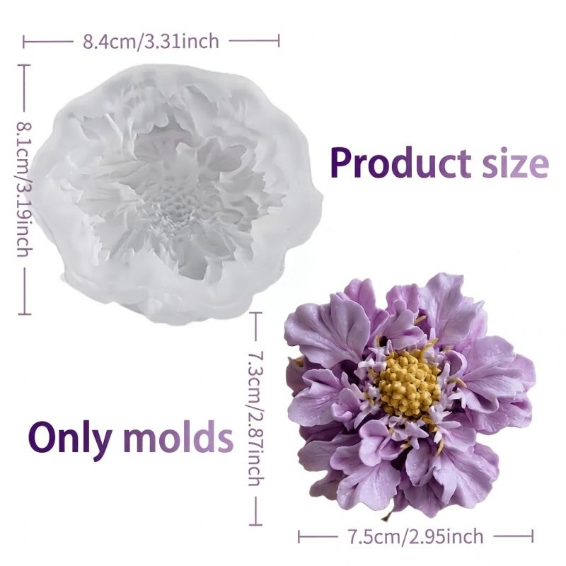 1 Dreamy Blue Potted Flower Si - Potsticker Mold ulasan dan harga